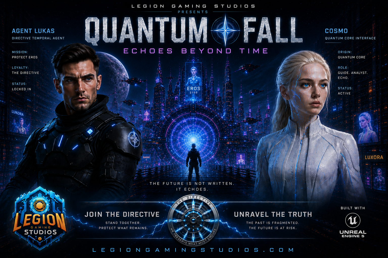 Quantum Fall: Echoes Beyond Time Soundtrack album art
